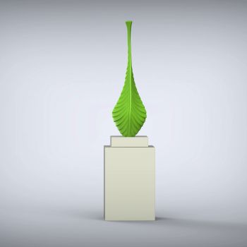 Nucleus 160cm Braemar Contemporary Sculpture on Pedestal