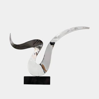 Astral Edge 76cm Silver Metal Indoor Sculpture