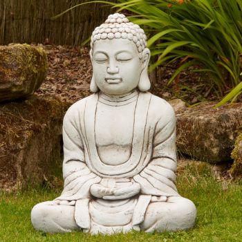 Hindu Stone Buddha Statue - Large Garden Ornament