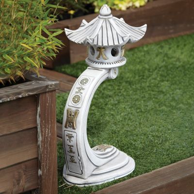 Medium Curved Japanese Pagoda Lantern - Chinese Garden Ornament