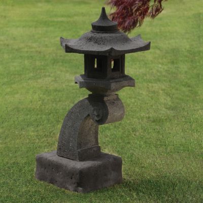 Cantilever Japanese Pagoda Lantern - Large Chinese Garden Ornament