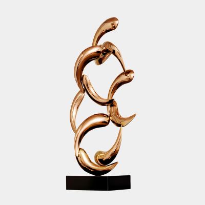 Aero Stream 74cm Bronze Metal Indoor Sculpture v2