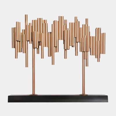 Light Symphony 82cm Copper Metal Indoor Sculpture