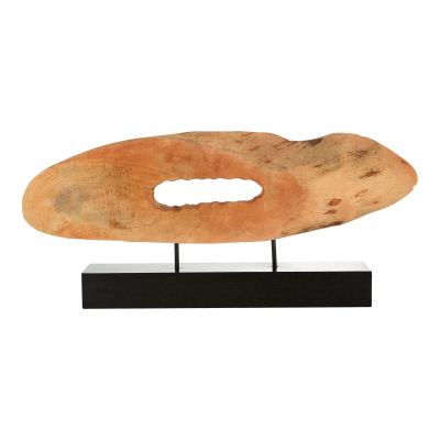 Oval Essence 32cm Wood Indoor Sculpture