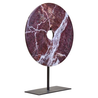 Autumn Solstice 35cm Red Marble Indoor Sculpture