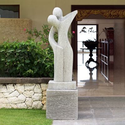 Affection Contemporary Stone Garden Sculpture