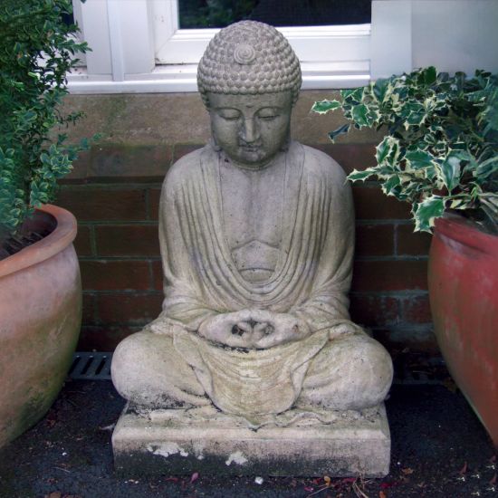 Meditation Buddha Stone Garden Statue