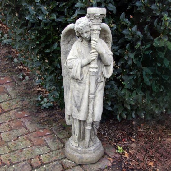 Fallen Angel Stone Garden Statue