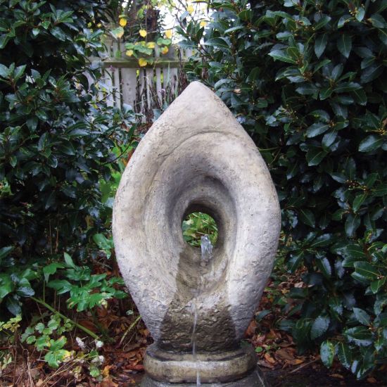 Contemporary Twister Fountain - Garden Water Feature