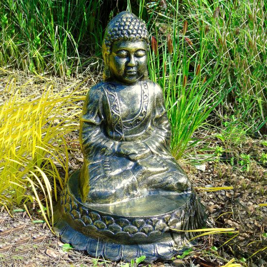 Hindu Buddha Bronze Metal Garden Statue
