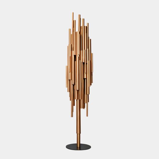 Light Symphony 193cm Copper Metal Garden Sculpture