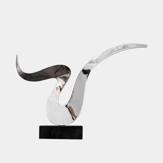 Astral Edge 48cm Silver Metal Indoor Sculpture