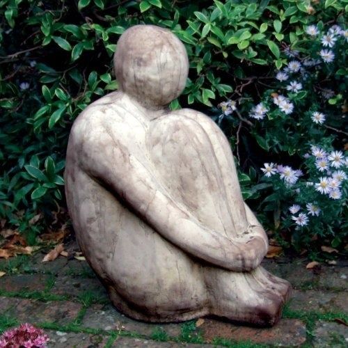 Large Harry Modern Stone Statue - Garden Sculpture