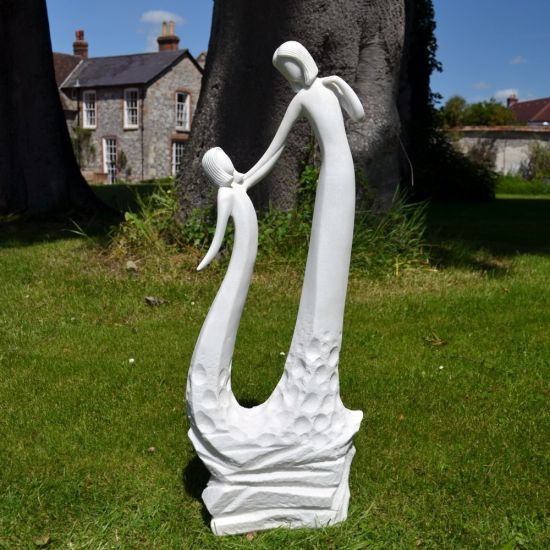 Loving Mother Modern Garden Statue - Large Contemporary Sculpture