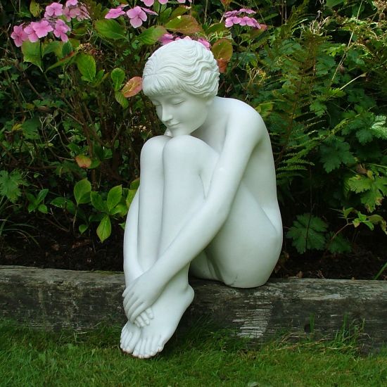 Melina 55cm Marble Resin Garden Statue