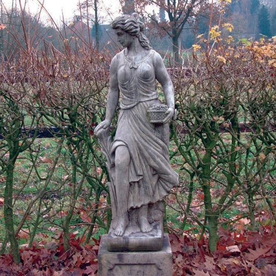 Spring Maid Stone Sculpture - Large Garden Statue