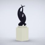 Perpetual 159cm Braemar Contemporary Sculpture on Pedestal