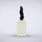 Evolution 127cm Champagne Contemporary Sculpture on Pedestal