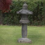 Straight Japanese Pagoda Stone Garden Ornament