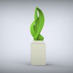 Perpetual 159cm Braemar Contemporary Sculpture on Pedestal