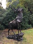 Extra Large Metal Stag Deer Bronze Garden Statue